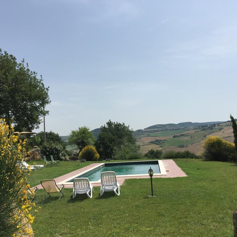 Villa Fonte All'Oppio Con Area Piscina Recintata Pienza Luaran gambar