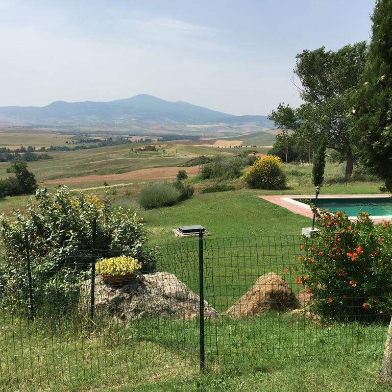 Villa Fonte All'Oppio Con Area Piscina Recintata Pienza Luaran gambar