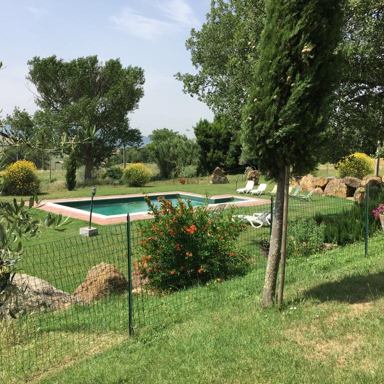 Villa Fonte All'Oppio Con Area Piscina Recintata Pienza Luaran gambar