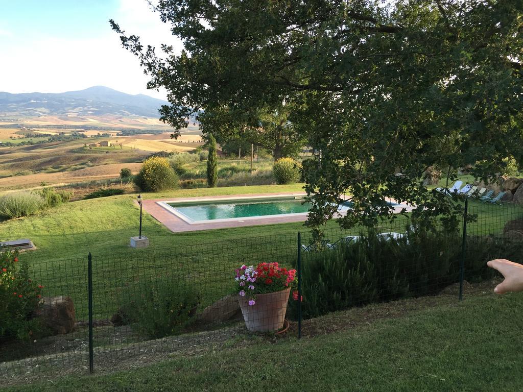 Villa Fonte All'Oppio Con Area Piscina Recintata Pienza Luaran gambar