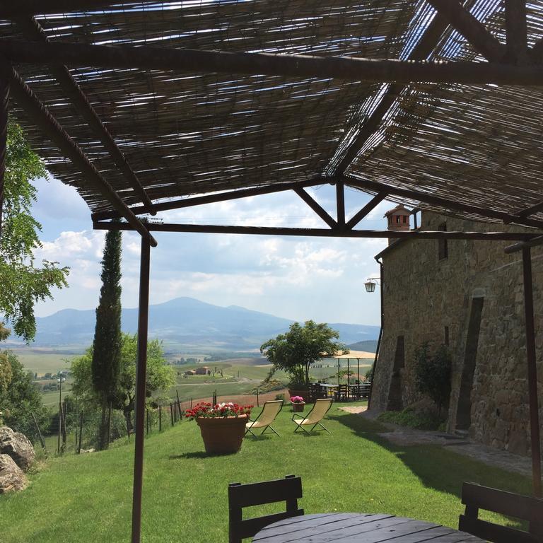 Villa Fonte All'Oppio Con Area Piscina Recintata Pienza Luaran gambar