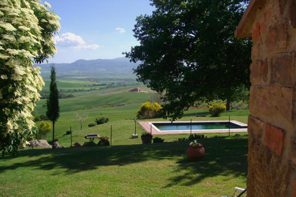 Villa Fonte All'Oppio Con Area Piscina Recintata Pienza Luaran gambar